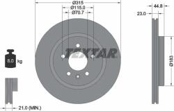 Textar Frana disc Disc frana Textar 92305603 (TEXTAR92305603)