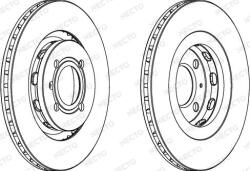 Delphi BG2712 - DISC FRANA - compatibil Seat. Vw - Delphi-BG2712 (DELPHIBG2712)