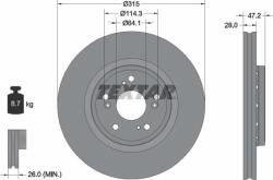 Textar Frana disc Disc frana Textar 92283303 (TEXTAR92283303)