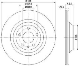 Delphi Frana disc Disc frana Delphi BG3991 (DELPHIBG3991)