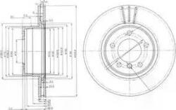 Ferodo Frana disc Disc frana Ferodo DDF1241C (FERODODDF1241C)