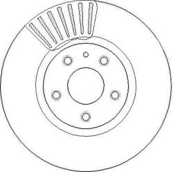 Ferodo Frana disc Disc frana Ferodo DDF2337C - compatibil Ford (FERODODDF2337C)