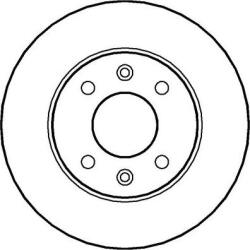 Delphi Frana disc Disc frana Delphi BG2258 - compatibil Renault (DELPHIBG2258)