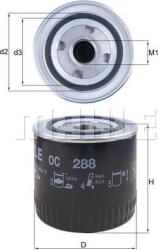 Mahle Filtru ulei Mahle OC 288 - compatibil Dodge, Ford - MAHLE-OC 288 (MAHLEOC288)
