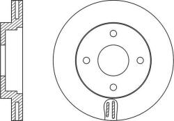 Renault Frana disc Disc frana Renault 402068466R (RENAULT402068466R)
