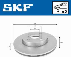 SKF Frana disc Disc frana SKF VKBD 80080 V2 (SKFVKBD80080V2)