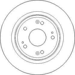 Ferodo Frana disc Disc frana Ferodo DDF1776C - compatibil Honda, Acura (FERODODDF1776C)