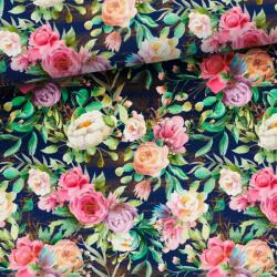 Mcolors Melegítőnadrág, hurkapálca, sötétkék, 250g/m2 (1633)