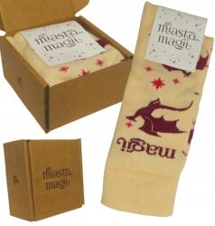  Női pamut zokni, Varázslat Városa, sárkány, Baralto, Size 39-42