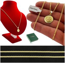 Golden Celebrity Női Arany Bismark Nyaklánc Szűzanya Medál 925/585 14K +dedikálás