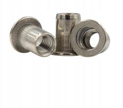  M6x16 mm-es Rozsdamentes A2-es Acél, Széles Peremű, Karimás Anyák (10 darabos szett) 9315 (NN020615)