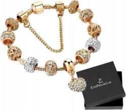 EdiBazzar Moduláris karkötő Arany charms szett Medálok doboz Beads 18K Acél (5905884016848)