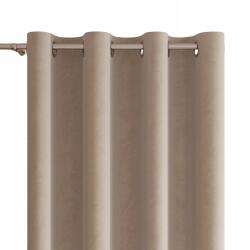 Markizeta Velvi függöny, 140×250cm, sötét krémszínű, velúr (VELVI0/ZGP/015/140250/1)