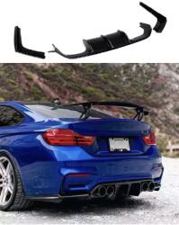  Diffúzor M4 Look Spoiler Betét Bmw F32 F33 F36 Fekete Fényes