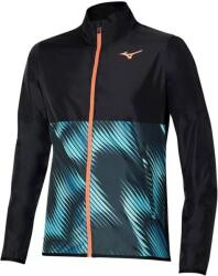 Mizuno Hanorac tenis bărbați Mizuno Printed Jacket - black/blue ashes (62GEA002-93)