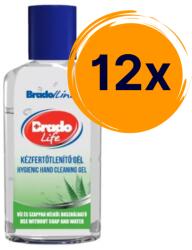  12x Bradolife kézfertőtlenítő gél 50ml aloe vera (K_051041141)