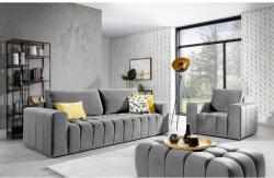 ELTAP Lazaro 3+1+puf lounge ülőgarnitúra szett, szürke - sprintbutor - 560 070 Ft