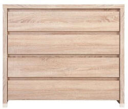 GERBOR KASPIAN 4 fiókos komód KOM4S sonoma - smartbutor