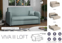 Mindigbútor VIVA LOFT III. előre nyíló rugós kanapé Mono 237 színben - smartbutor