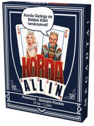  Korda All-in Prémium francia kártyapakli (52 lap + 3 Joker) (KORDA02) - webjatekbolt