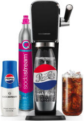  Sodastream ART Black Pepsi Megapack Szódagép szett