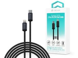 DEVIA ST108059 Gracious Series 27W PD Type-C/Lightning fekete 2m adat és töltőkábel (ST108059) - bestbyte