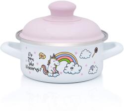 Metalac Cratita 1l cu capac Unicorn Metalac email/14cm/1l (374566)