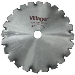 Villager VCS 24 fűvágó tárcsa bozótvágóhoz Z=24, 255x1.8mm (V048136)