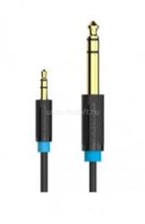 Vention 6.5mm jack/M -> 3.5mm jack/M audio 1m kábel (fekete) (BABBF) (BABBF)