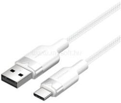 Vention USB-A 2.0/M -> USB-C/M, 1m, (fehér, 3A), kábel (CTNWF) (CTNWF)