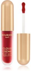 Bourjois Cloud Crème Velvet Matte ruj lichid ultra mat culoare 08 Chérie Cherry 3.1 ml