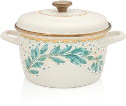 Metalac Oala 6l cu capac Green Line Metalac email/24cm/6l (360579)