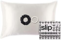 Slip - Queen tiszta selyem csipke szalaggal - bájos Díszpárnák