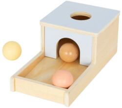 eliNeli Wooden Box With Balls interaktív játék fából készült