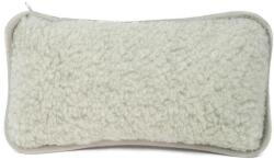 Kampol Merinógyapjú nyaktámasztó párna, Kampol, 20x40 cm, világos szürke, termoelasztikus habszivacs töltettel (2357840)