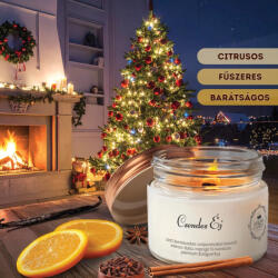 Aurora Candle Company Csendes éj szójaviasz gyertya