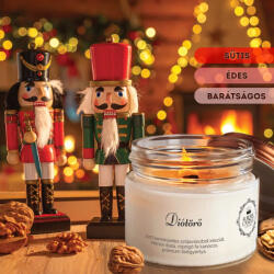 Aurora Candle Company Diótörő szójaviasz gyertya