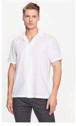 Lindbergh Férfi Ing, 30-203319, Len/Pamut, M INTL, Fehér (0000301870340_M)