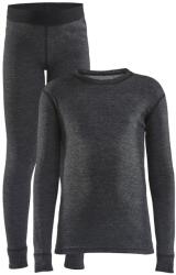 Craft Gyerek tréningruha Craft CORE WOOL MERINO SET K fekete 1909714-998000 - 86
