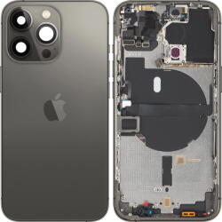 Apple Piese si componente Capac Baterie Apple iPhone 13 Pro, Cu Carcasa Mijloc, Negru (Graphite), Swap (cap/i13pro/cu/ne/sw) - vexio