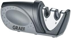 Graef Kézi élező Graef késekhez, PICCOLO, kétfázisú, élezés és köszörülés, 20°-os élezési szög, alkalmas egyenes vagy fogazott pengékhez, könnyen használható fekete (PICCOLO)