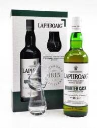 LAPHROAIG Quarter Cask whisky DD 2 pohárral DRS (0, 7L / 48%) - goodspirit