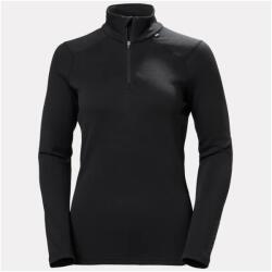 ATOMIC HH W LIFA MERINO MIDWEIGHT 1/2 ZIP BLACK női aláöltöző (49377_990-L)