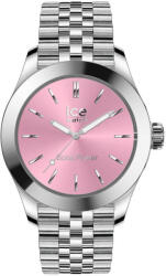 Ice Watch ICE Steel Solar - Ezüst, világos rózsaszín, női karóra - 35 mm - (023790) (023790)