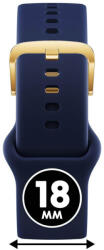Ice Watch ICE smart 2.0 és ICE 3.0, 1.2 - Kék, arany szilikon szíj - (025083) (025083)