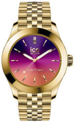 Ice Watch ICE Steel Solar - Arany, éjszakai rózsaszín, női karóra - 35 mm - (023792) (023792)