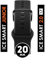 Ice Watch ICE smart 2.0, 1.7 - Fekete, fekete szilikon szíj - (023432) (023432)