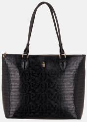  WANDA - Fekete bőr kézitáska