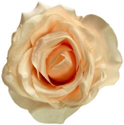  Élethű selyem nyílott rózsafej barack 8 cm