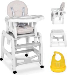 RicoKids Sinco 5in1 Etetőszék, összecsukható, 15kg - Szürke